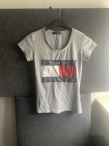 Tommy jeans shirt grau logo - jeans,
